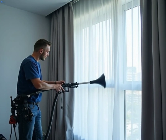 Professional curtain stain removal process equipment Matty Curtain Cleaning glenmore-vic